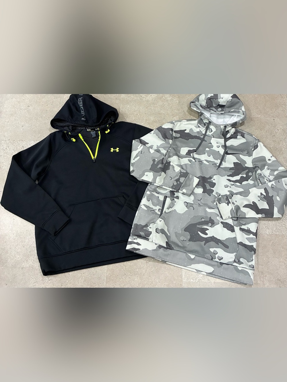 Mens NIKE/UNDER ARMOUR Hoodie Sweatshirts, sz Medium